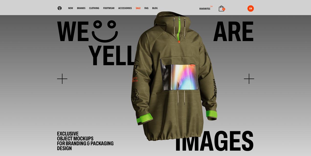 ProVisual — Ski Jacket 3D mockup and 3D model - create your perfect ...