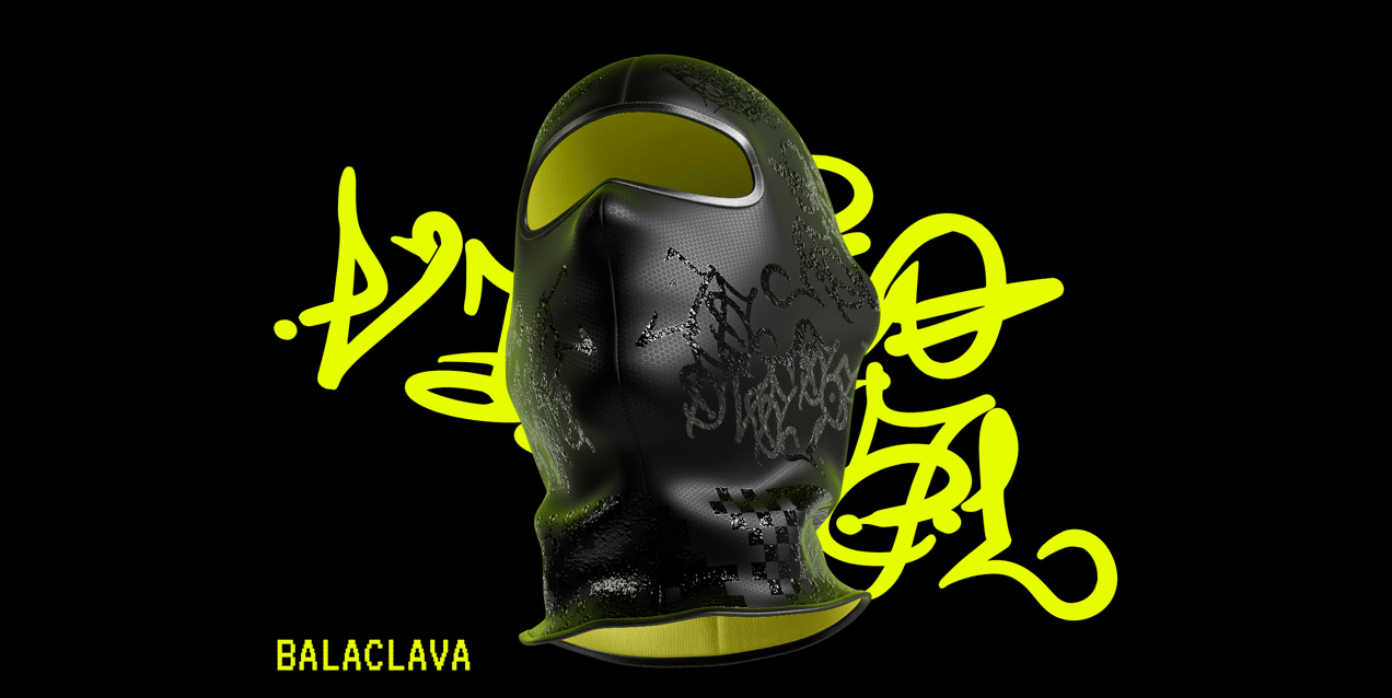 ProVisual — Ski Mask Balaclava 3D Mockup 3D mockup