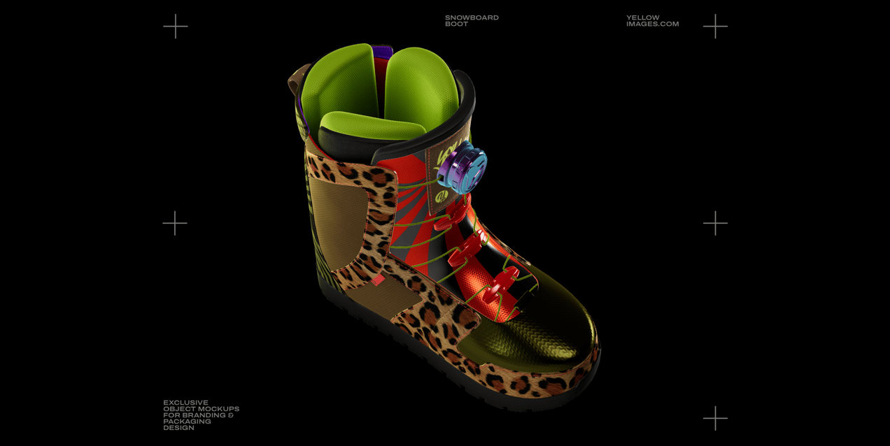 ProVisual — Snowboard Boot 3D mockup
