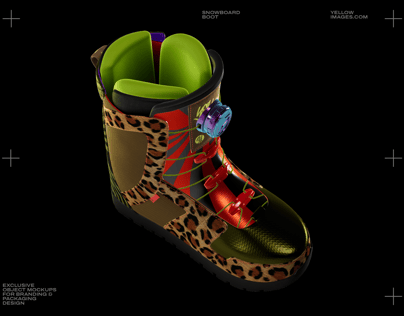 ProVisual — Snowboard Boot 3D mockup