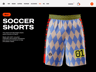 ProVisual —  Soccer Shorts 3D mockup and 3D model - customize online now