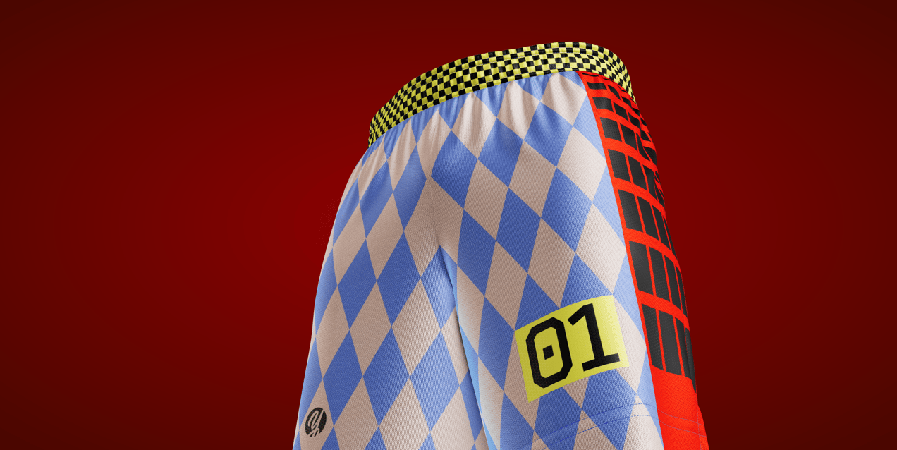 ProVisual —  Soccer Shorts 3D mockup and 3D model - customize online now
