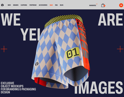ProVisual —  Soccer Shorts 3D mockup and 3D model - customize online now