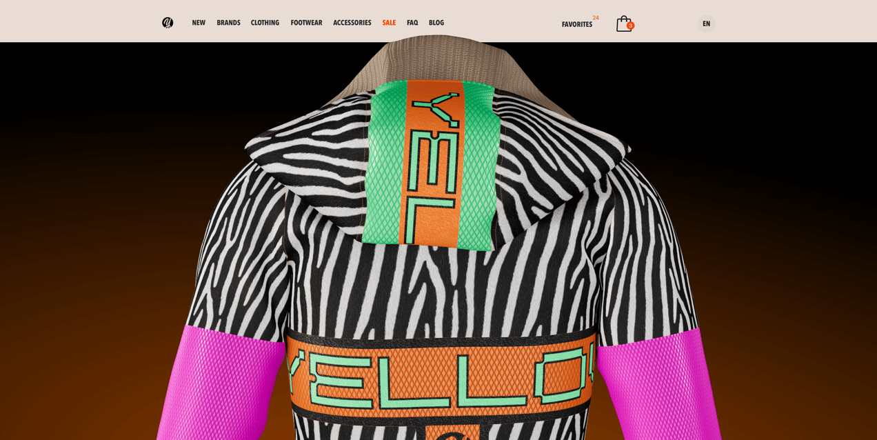 ProVisual —  Women's Hoodie 3D mockup and 3D model - see every detail and customize online