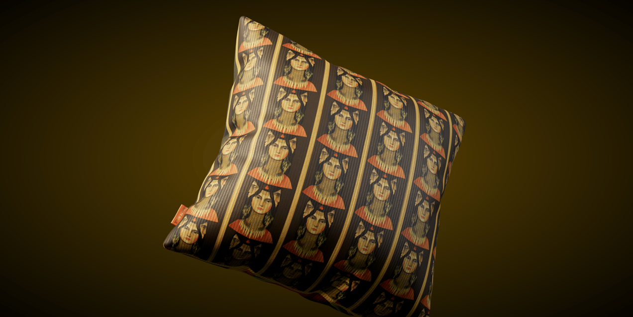 ProVisual — Square Couch Pillow 3D mockup and 3D model - explore every detail now