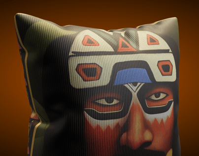 ProVisual — Square Couch Pillow 3D mockup and 3D model - explore every detail now