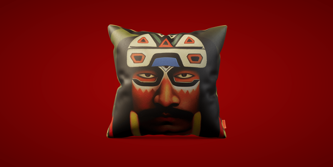 ProVisual — Square Couch Pillow 3D mockup