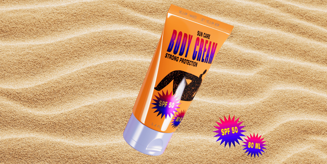 ProVisual —  80ml Cosmetic Tube 3D mockup and 3D model - see every detail and customize online