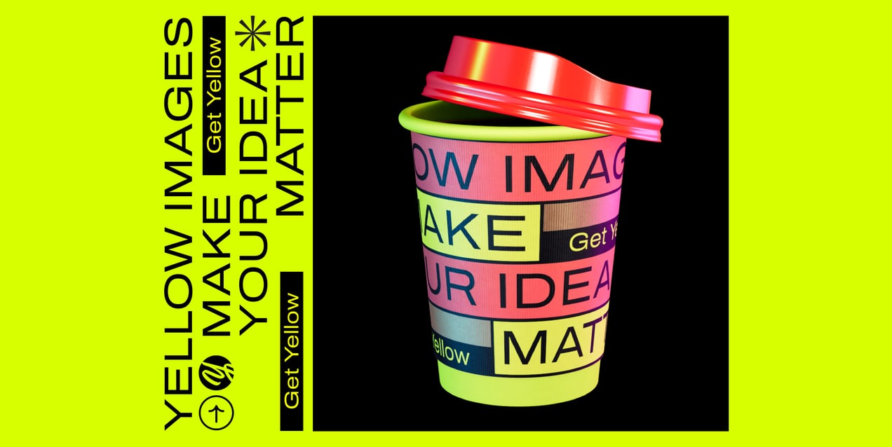 ProVisual — Half Opened Coffee Cup 3D mockup