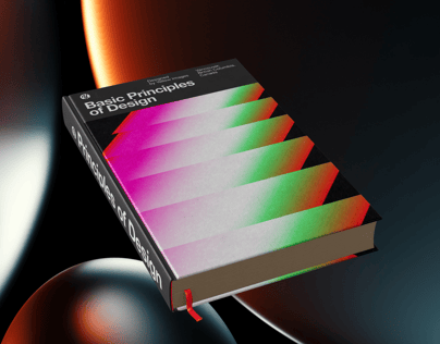 ProVisual — Hardcover Book with Bookmark 3D mockup