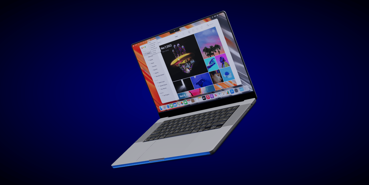 ProVisual — MacBook Pro 2021 16 Inch 3D mockup and 3D model - try