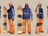 ProVisual — Snowboarder with Board 3D mockup and 3D model - create your perfect project online