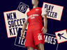 ProVisual —  Men’s Full Soccer Kit 3D mockup and 3D model - customize online now