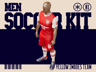 ProVisual —  Men’s Full Soccer Kit 3D mockup and 3D model - customize online now