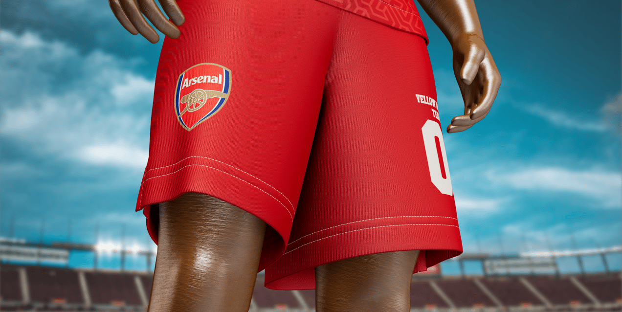 ProVisual —  Men’s Full Soccer Kit 3D mockup and 3D model - customize online now