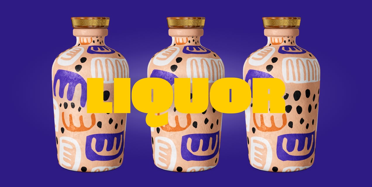 ProVisual — Ceramic Liquor Bottle 3D mockup