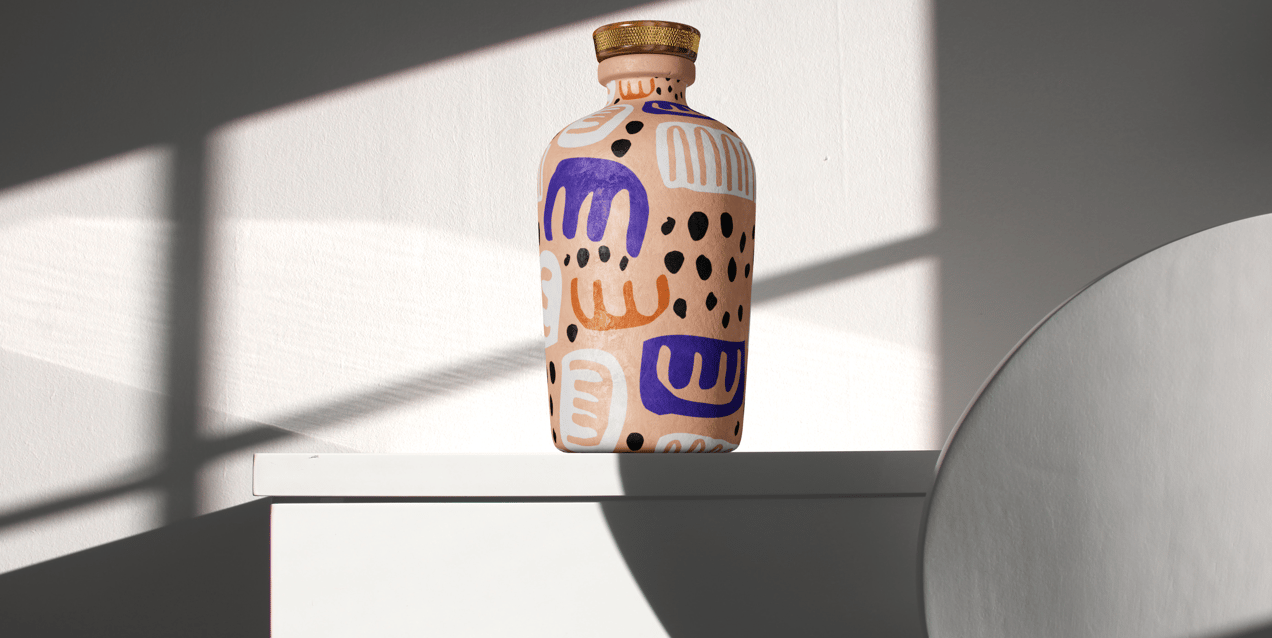 ProVisual —  Ceramic Liquor Bottle 3D mockup and 3D model - explore every detail and customize online now