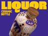 ProVisual —  Ceramic Liquor Bottle 3D mockup and 3D model - explore every detail and customize online now