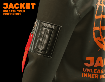 ProVisual —  Bomber Jacket with T-Shirt 3D mockup and 3D model - try it now and get yours today