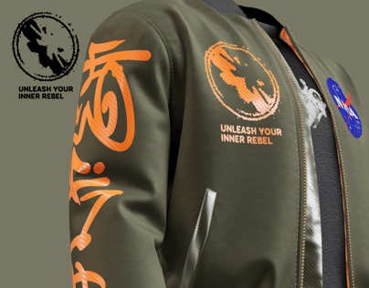 ProVisual —  Bomber Jacket with T-Shirt 3D mockup and 3D model - try it now and get yours today
