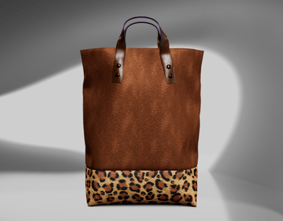 ProVisual —  Leather Shopping Bag 3D mockup and 3D model -  visualize online now