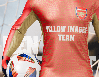 ProVisual — Men’s Full Soccer Goalkeeper Kit With Ball3D mockup and 3D model - create your perfect project online