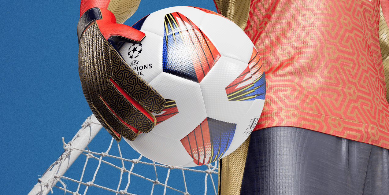 ProVisual — Men’s Full Soccer Goalkeeper Kit With Ball3D mockup and 3D model - create your perfect project online