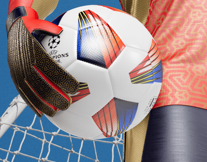 ProVisual — Men’s Full Soccer Goalkeeper Kit With Ball3D mockup and 3D model - create your perfect project online