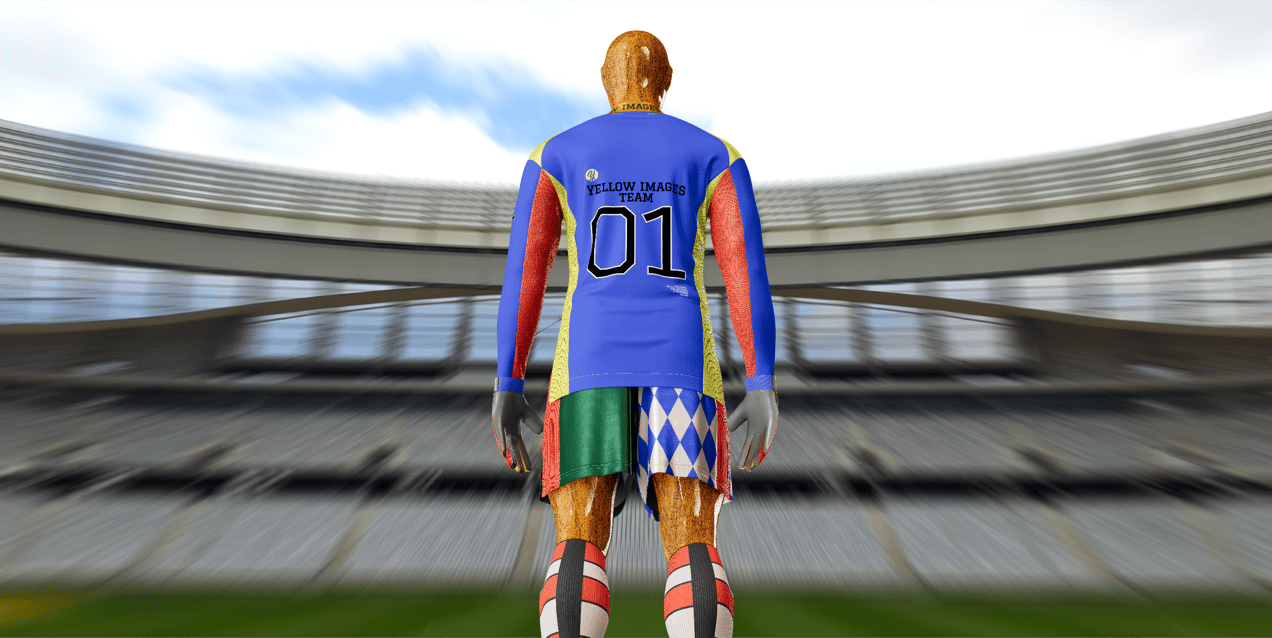 ProVisual — Men’s Full Soccer Goalkeeper Kit 3D mockup and 3D model - customize online