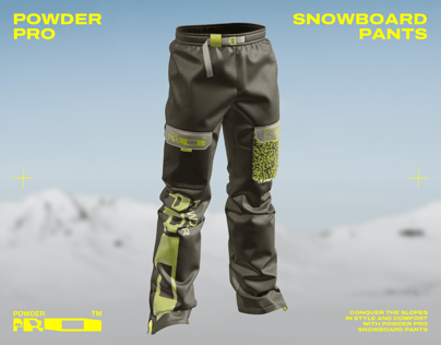 ProVisual — Snowboard Pants 3D mockup