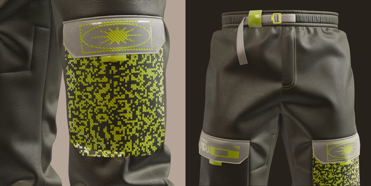 ProVisual —  Snowboard Pants 3D mockup and 3D model - explore every detail and customize online now