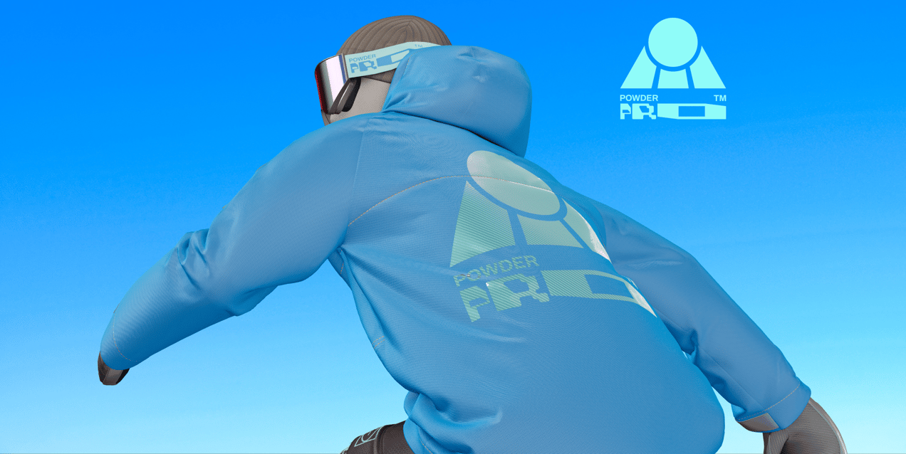 ProVisual —  Jumping Snowboarder 3D mockup and 3D model - see every detail and customize online