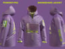 ProVisual —  Snowboard Jacket 3D mockup and 3D model - explore every detail and customize online now