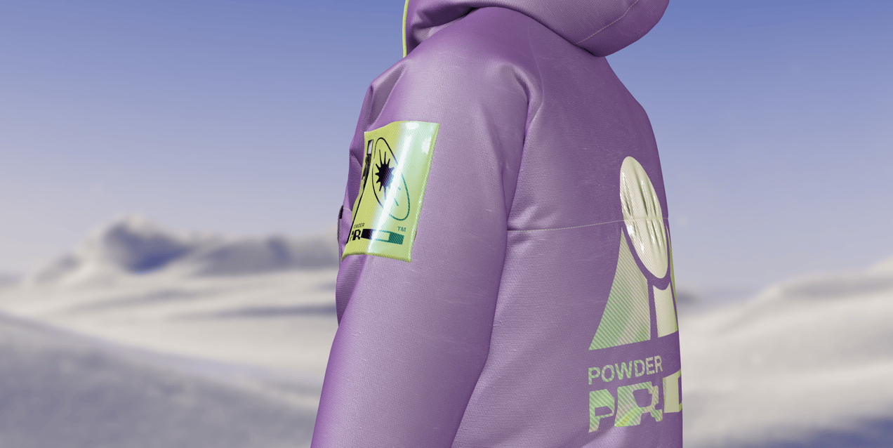ProVisual —  Snowboard Jacket 3D mockup and 3D model - explore every detail and customize online now