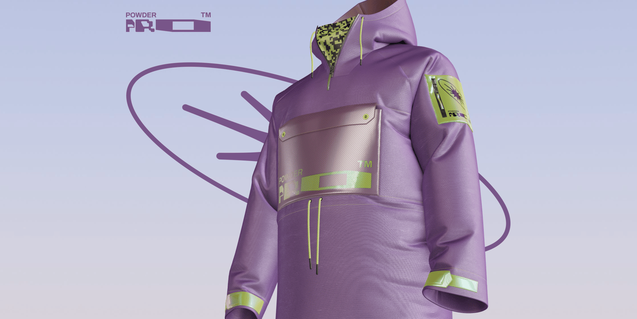 ProVisual —  Snowboard Jacket 3D mockup and 3D model - explore every detail and customize online now
