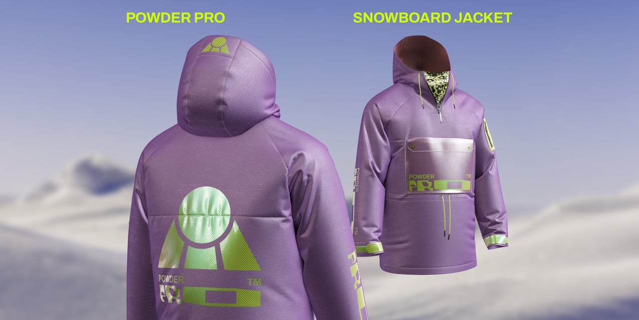 ProVisual — Snowboard Jacket 3D mockup