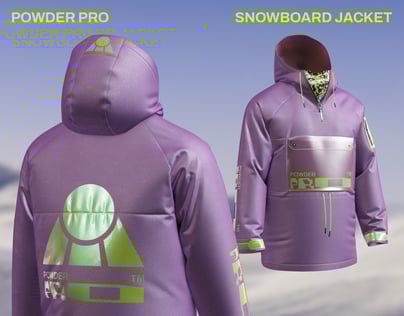 ProVisual — Snowboard Jacket 3D mockup