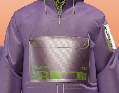 ProVisual —  Snowboard Jacket 3D mockup and 3D model - explore every detail and customize online now