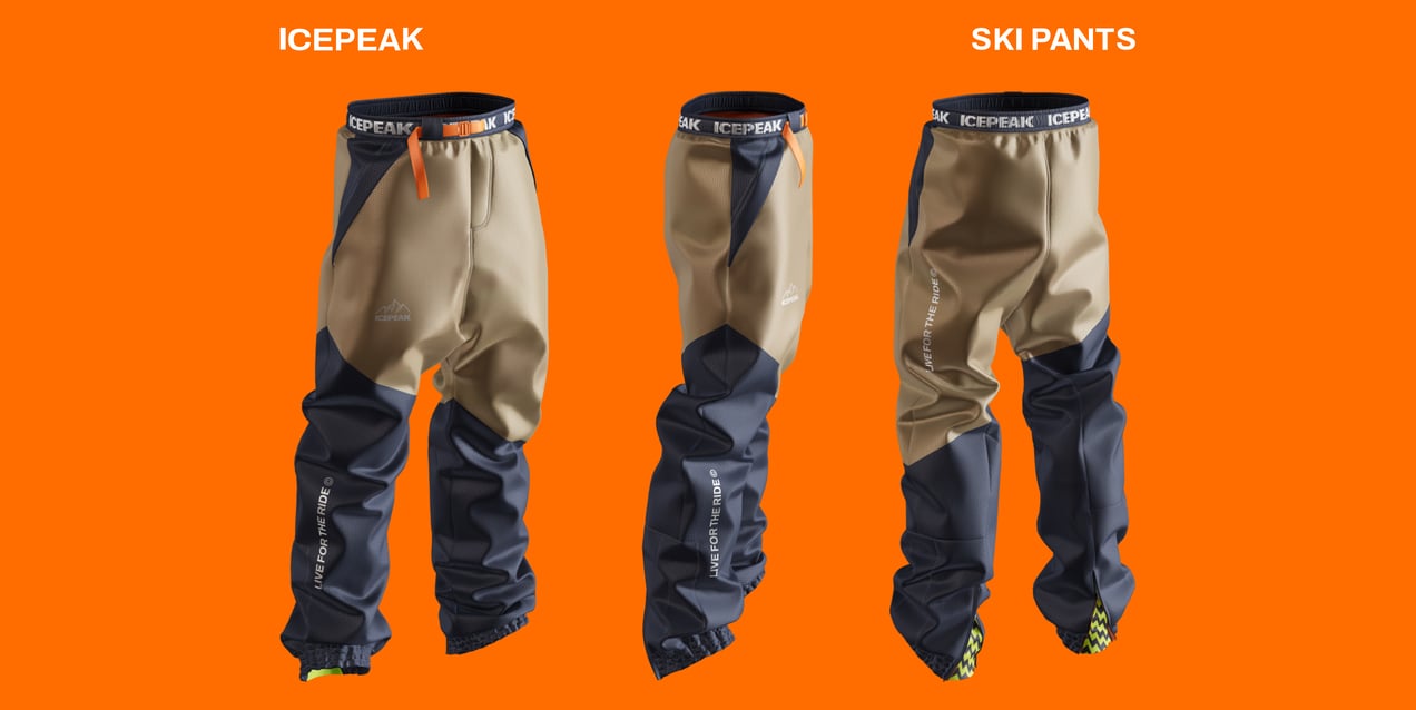 ProVisual — Ski Pants 3D mockup