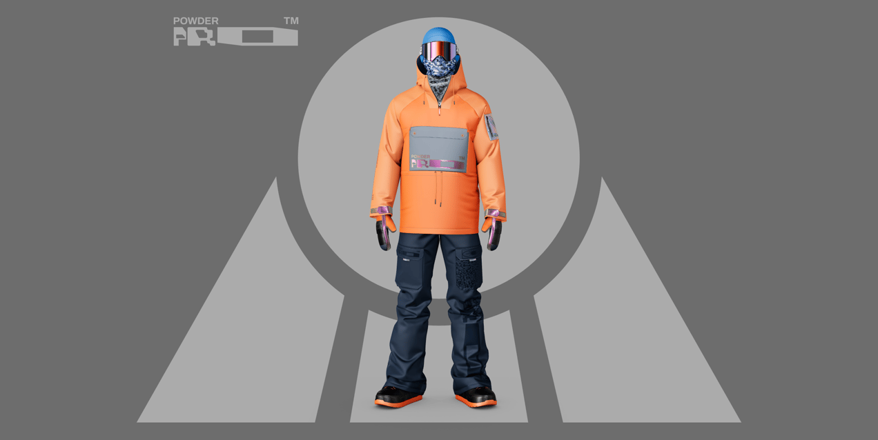 ProVisual — Snowboarder Full Kit 3D mockup and 3D model - try it now and get yours today