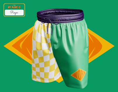 ProVisual — Swimming Shorts 3D mockup