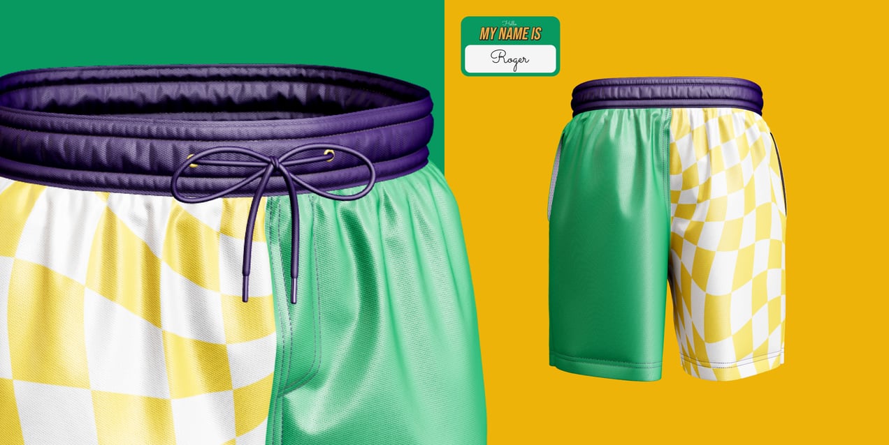 ProVisual —  Swimming Shorts 3D mockup and 3D model - explore every detail and customize online now