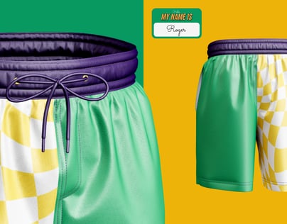 ProVisual —  Swimming Shorts 3D mockup and 3D model - explore every detail and customize online now