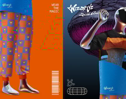 Homewear Outfit in Facet Mask. 3D mockup. ProVisual.