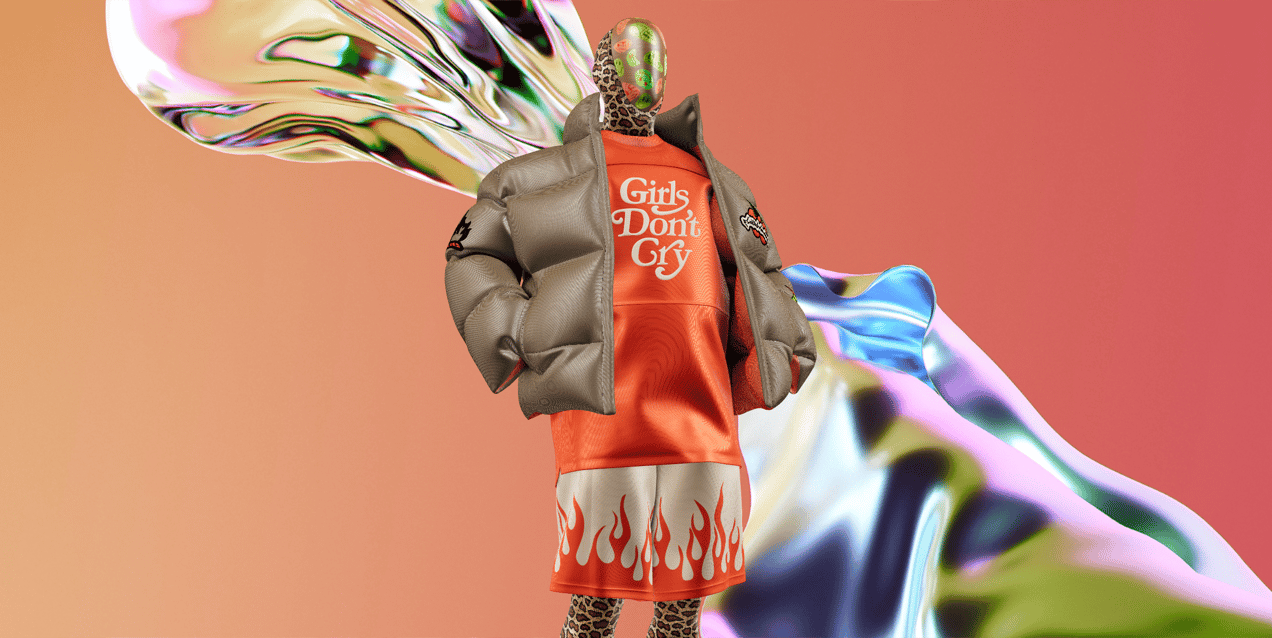 ProVisual — Street style Outfit with Down Jacket 3D mockup
