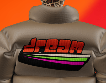 Street style Outfit with Down Jacket. 3D model. ProVisual.