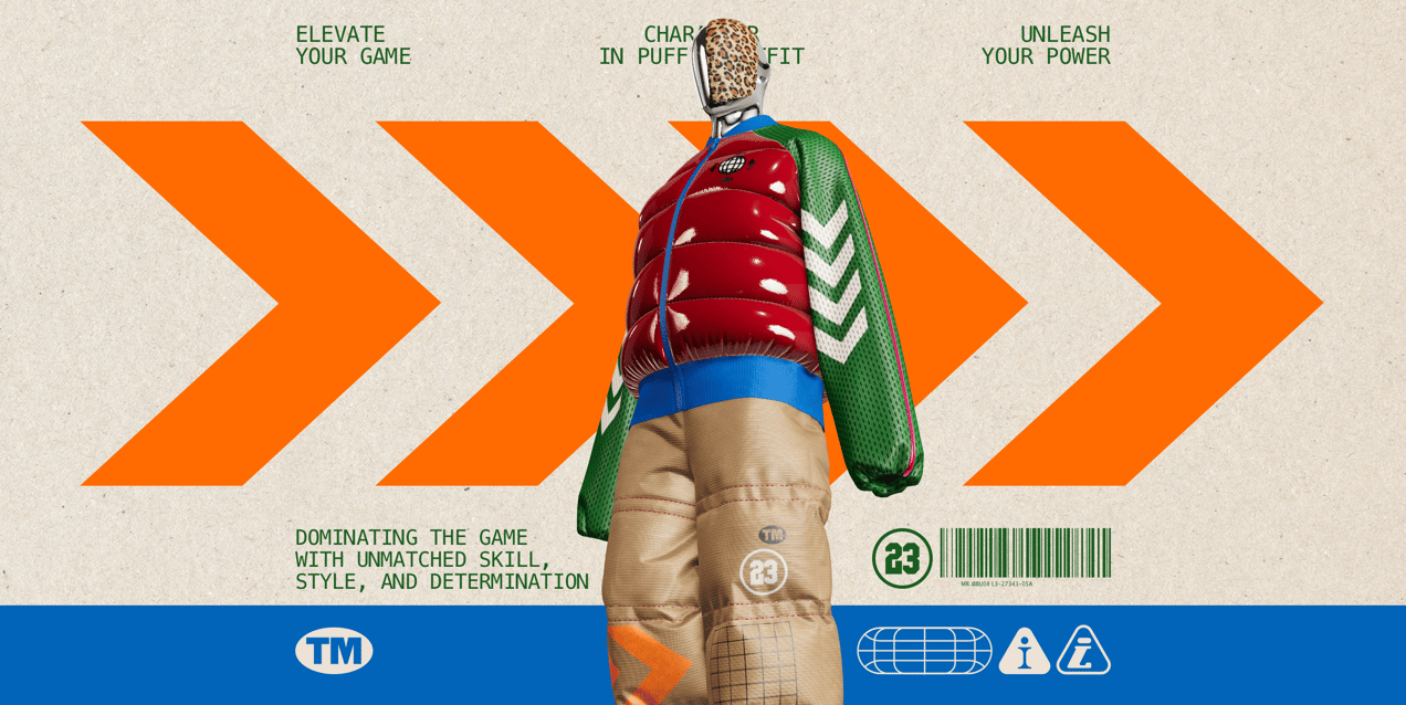 Puffer Outfit. 3D model. ProVisual.