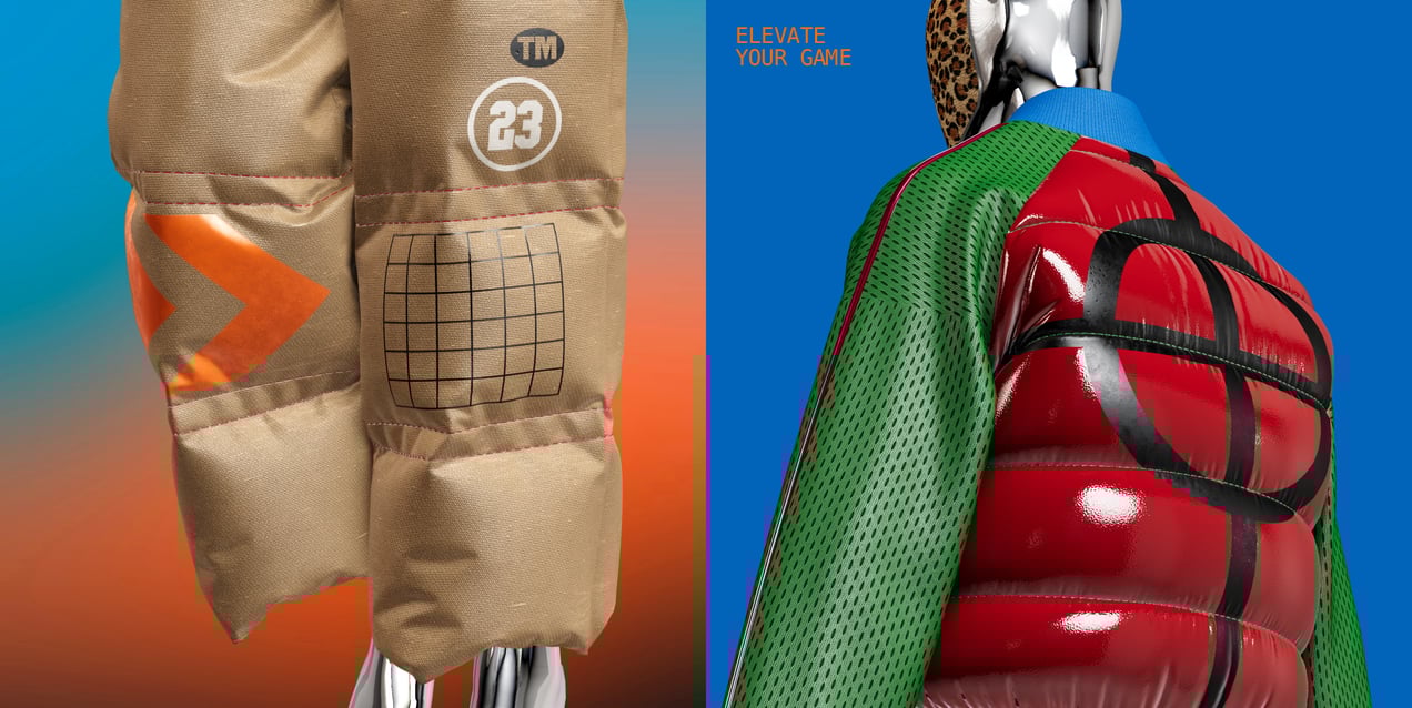 Puffer Outfit. 3D model. ProVisual.