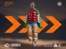 Puffer Outfit. 3D model. ProVisual.