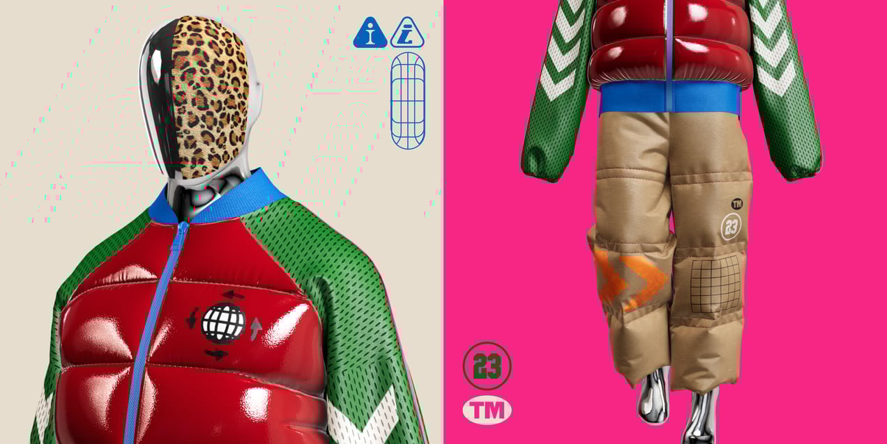 Puffer Outfit. 3D model. ProVisual.